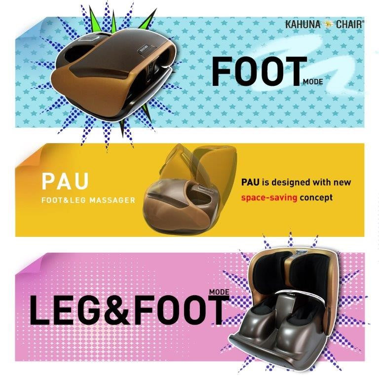 [OPEN BOX, A] KAHUNA FOOT MASSAGER - KFM-PAU [Black]