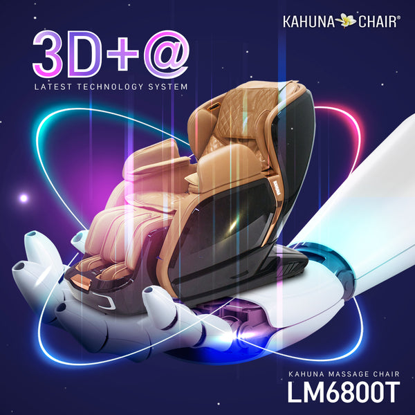 Kahuna Massage Chair 3D+@ Latest Technology SL-Track Auto Extension Kahuna Massage Chair LM-6800T