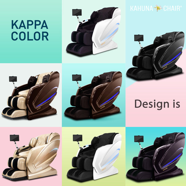 4D Exquisite Rhythmic HSL-Track Kahuna Massage Chair, HM-Kappa Black