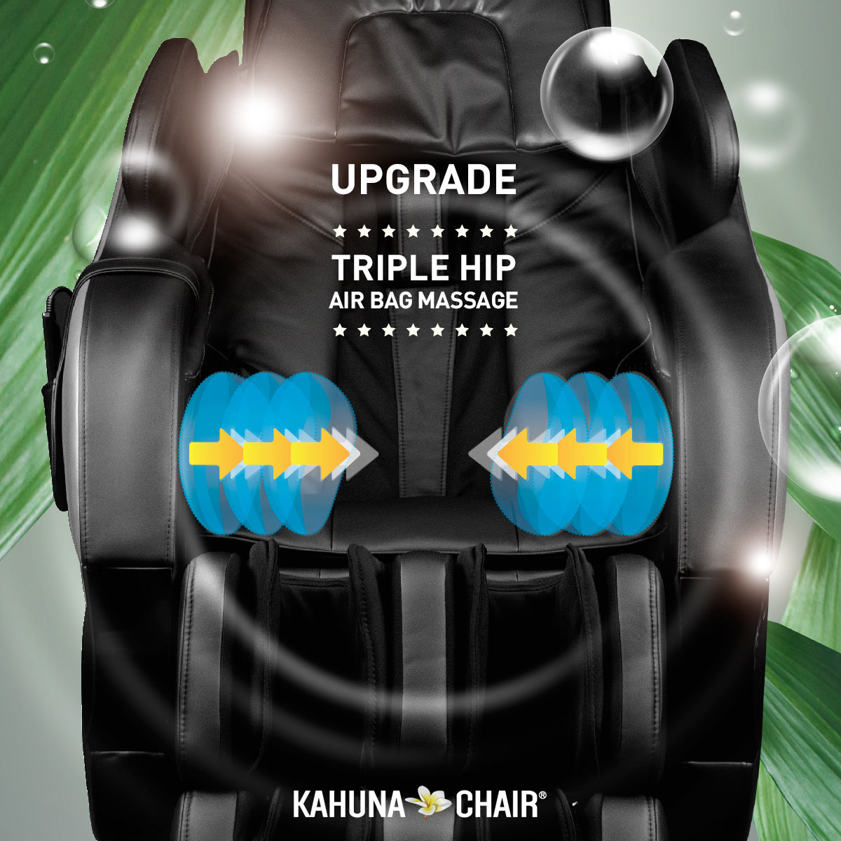 Kahuna Massage Chair, SL-track SM-7300S Premium Dark Brown (NEW TABLET REMOTE)